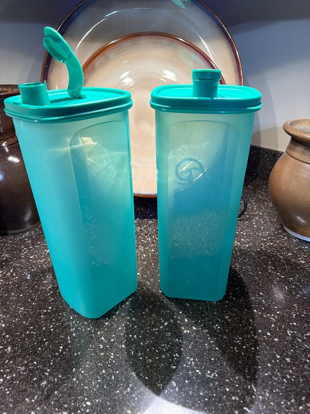Set of 2 - Tupperware Slim line 2 Quart pitcher